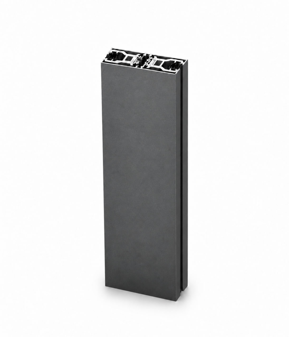 Verstärkte H-Verbindung aus Aluminium in Anthrazit DB 703