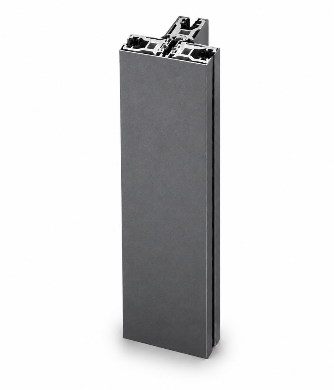 Verstärktes T-Abgangsprofil aus Aluminium in Pressblank